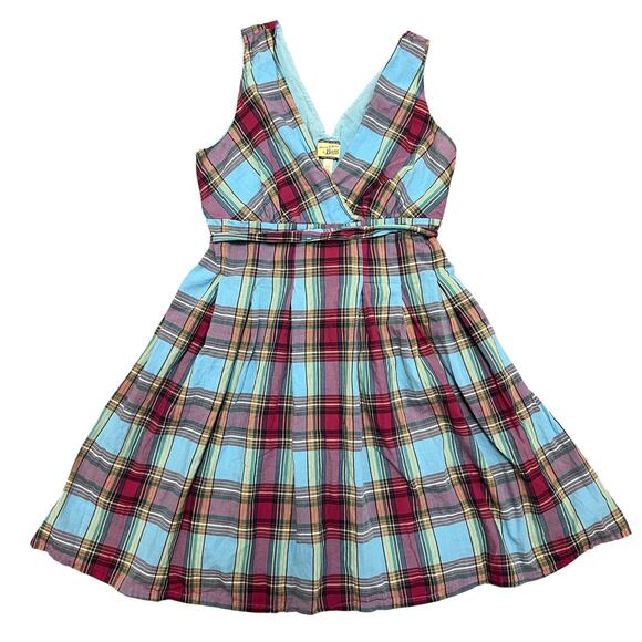 G.H. Bass & Co. Dresses & Skirts - Vintage GH Bass Plaid Pleated Dress Size 12